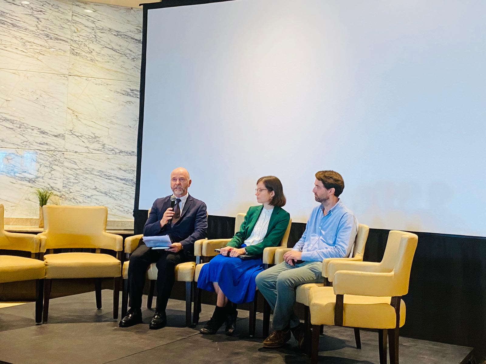 Mr Nigel Crawhall of UNESCO delivers opening remarks on behalf of BES-Net during the Panama event, highlighting the importance of a human rights-based approach to biodiversity and climate action.