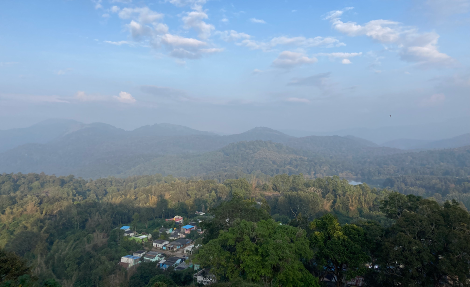 Soligas village located within the BRTWS in the Western Ghats.