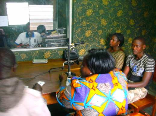 FVDD staff receive radio training in order to continue community outreach work despite the pandemic. Credit: FVDD