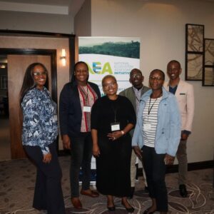 Image: The Botswana National Ecosystem Assessment team with their NEA Initiative focal point at the NEA Initiative Global Workshop in 2022.