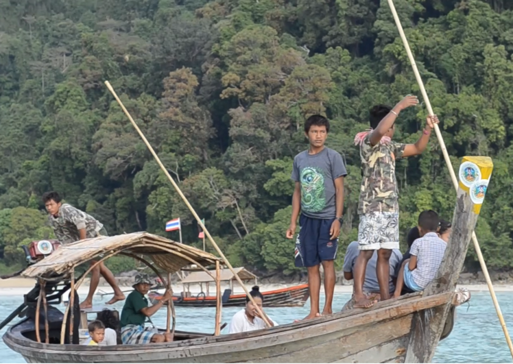 A group of sea nomads