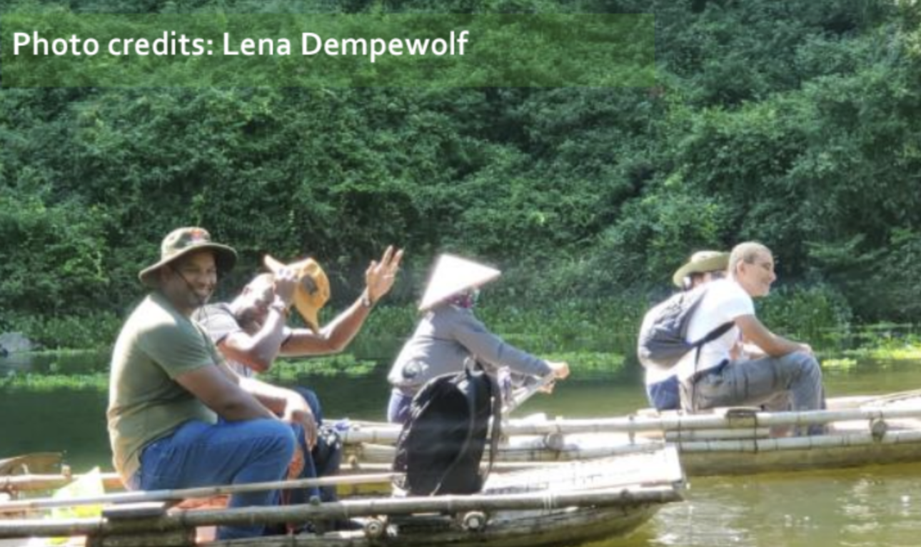 Participants in the Van Long Wetland Reserve