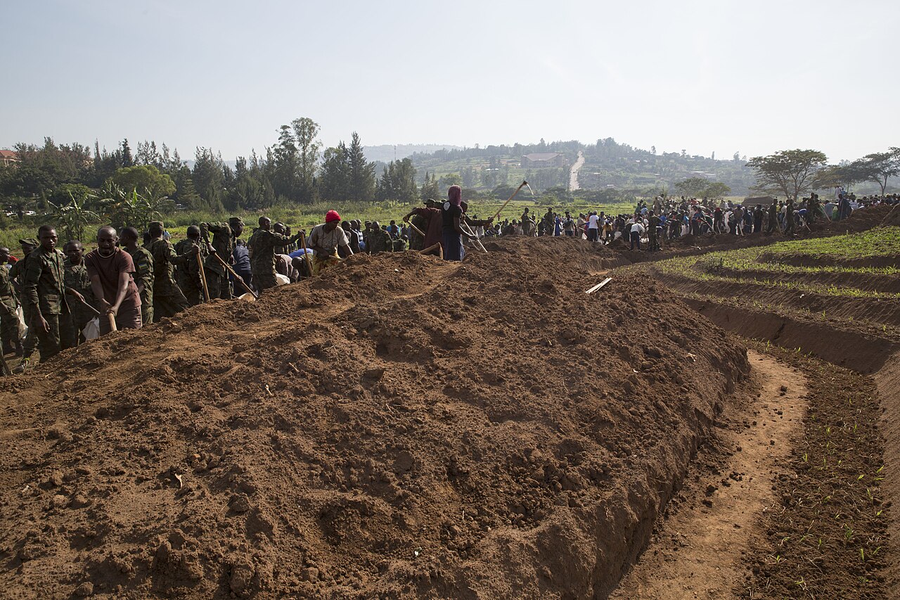 Umuganda at Nyandungu Wetland in Kigali, Rwanda on May 27 of 2017